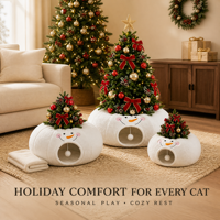 Meilleures ventes : Lits et tunnels pour chats sur le thème de Noël, accessoires pour chats, arbres à chat et meubles pour animaux de compagnie pour que les chats vivent et jouent