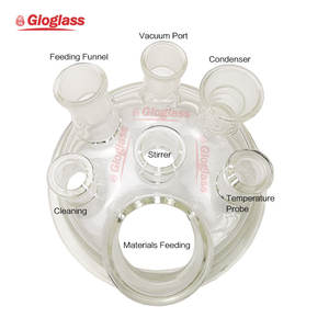 10L 20L 30L Hidrogenación de laboratorio Catalizador Hidrotermal Micro Nuclear Químico Autoclave de alta presión Reactor de vidrio de doble camisa - Product Image 5