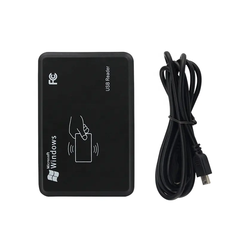 높은 인식 125KHZ ID NFC RFID 연락처 카드 리더 USB 인터페이스 데스크탑 카드 리더