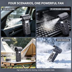 Ventilador de Mano de Plástico Barato con Descuento, Pequeño, en Inglés, con Garantía de Devolución y Reemplazo, Ventilador de Escritorio Portátil - Product Image 4
