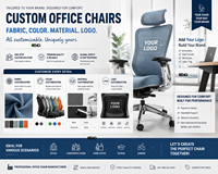 Chaise de bureau avec support lombaire 3D entièrement en mesh |   Chaise de bureau rotative transparente pour secrétaires, bureau, salle d'attente