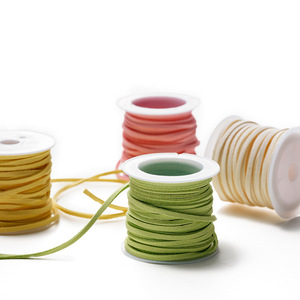 Cordón de Gamuza de 5 Metros, Cuerda de Piel de Ciervo, Material para Hacer Pulseras y Joyería DIY, Venta al por Mayor, Tamaño Pequeño, Suministro para Manualidades, Origen Yiwu - Product Image 4