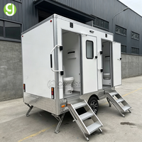 Remorque de toilettes Goeasy pour le camping et les événements publics, WC