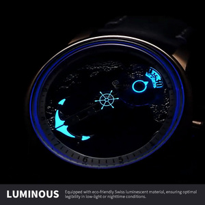 <span class=keywords><strong>Orologi</strong></span> <span class=keywords><strong>Automatici</strong></span> Meccanici di Lusso da <span class=keywords><strong>Uomo</strong></span> con Funzione Wandering Hours, Quadrante in Smalto Luminoso, LOGO Personalizzato, Fornitore OEM - Product Image 4