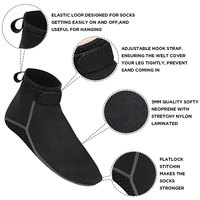Chaussettes de plongée imperméables hautement respirantes et à séchage rapide pour les activités nautiques