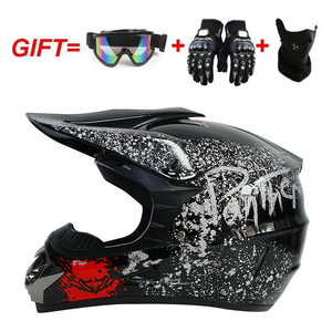 Casque de moto intégral unisexe toutes saisons en EPS pour scooters, VTT - Respirant, coupe-vent, réglable, course, tout-terrain, sécurité - Product Image 6