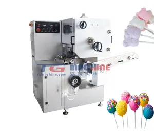 High Productivity Home Use Hard Candy Lollipop Making Machine Flat Round Ball Die Form Small Stick Lollipop Production Line PLC