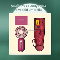 Mini ventilateur, parapluie, boîte de câble, pièces cadeaux personnalisés, souvenir d'anniversaire pour enfants, 1 pièce, meilleure vente