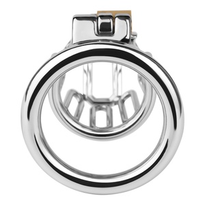 Jaula de Castidad Metálica FRRK-315A con Patrón Irregular, Apta para Principiantes, Jaula de Acero Bloqueable para Hombres Gay, Mejora Intensa de la Abstinencia - Product Image 5