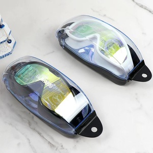 Occhiali da nuoto di lusso con marchio arcobaleno migliorati Design di gara confortevole per nuotatori maschili e femminili - Product Image 1