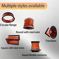 Conector Flexible Personalizable con Material Ignífugo para Sistemas de HVAC, Garantía de 1 Año, Ligero (0.1 kg)