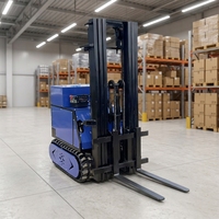 Drahtlose Funkfernbedienung Elektro-Raupen-Gabelstapler mit Vollhydrauliksystem, 500 kg Tragfähigkeit und 1 Jahr Garantie für Transportanwendungen