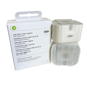 Adaptador de Carga USB C de 20W de Calidad Original, Enchufe US/EU/UK, Carga Rápida PD Tipo C de 20W para <span class=keywords><strong>iPhone</strong></span> 17 16 15 14 13 Pro Max - Product Image 2