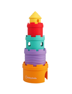 ของเล่นตัวต่อเสริมพัฒนาการสีสันสดใสสะดุดตาสำหรับเด็ก ขายส่งรูปแบบปราสาท - Product Image 5