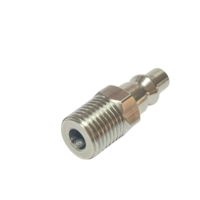 USA type 1/4 BSP NPT acier inoxydable filetage mâle compagnie aérienne tuyau compresseur raccord rapide pneumatique raccord d'air bouchon