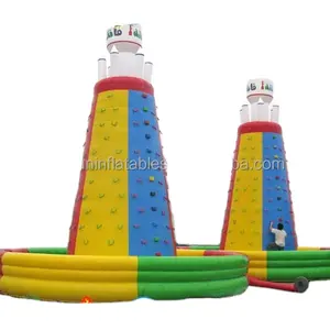 mobile giant used rock climbing wall inflatable commercial grade