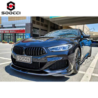 Alerón Delantero de Fibra de Carbono Seca TAKD Mejorado, Alerón Deportivo de Una Pieza para BMW G16 840i M850i Serie 8 2019-2023
