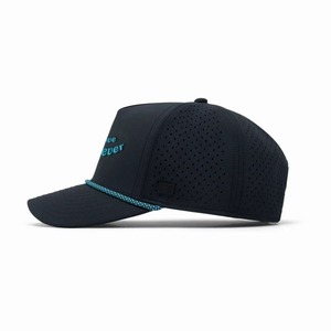 Custom Logo Embroidered Laser Cut Hole Baseball Cap Unisex Casual 6-Panel Fitted Hat Golf Cap Vietnan Factory - Product Image 5