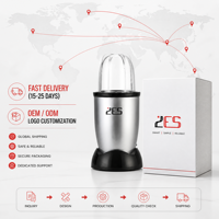 ZES Mixeur Portable 10 Pièces Incroyable, Blender, Extracteur de Jus, Préparateur de Smoothies 22oz, Robot Culinaire avec Tasses, Couvercles et Mug à Emporter – Amérique du Sud