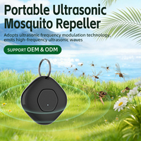 Mini Répulsif Moustiques Ultrasonique Portable, Anti-Insectes de Poche pour Parc, Extérieur, Camping, Certifié EPA ROHS CE