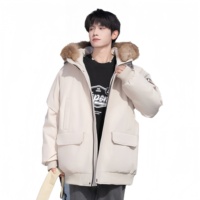 Veste d'hiver pour homme personnalisée, épaisse et isolée, avec doublure en fausse fourrure amovible pour les terrains enneigés