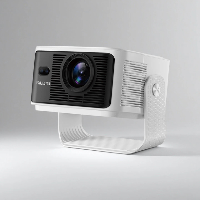 Smart Auto Keystone Correction 180 Rotation Android 14 LED 2G RAM Projector for Multi-Scenario Use