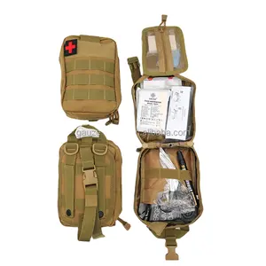 Kit de primeiros socorros tático Outdoor SOS Emergency kit Medical Fácil de transportar mochila Sobrevivência de emergência