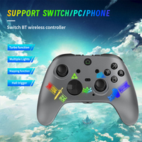 BT2.4G Smart Wireless Gaming Controller RGB Joystick para Switch Gamepad PC Android IOS Turbo Vibration Smart TV Box