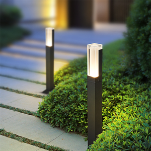 Decoración <span class=keywords><strong>de</strong></span> césped al aire libre IP65 impermeable paisaje bolardo luz blanca cálida Led jardín luz <span class=keywords><strong>farola</strong></span> LED para exterior - Product Image 2