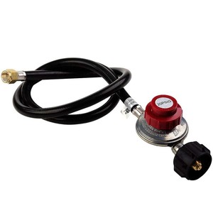 ชุดสายปรับแรงดันแก๊สบาร์บีคิวแบบปรับได้ 20 PSI พร้อมตัวลดแรงดันแบบแมนนวล - Product Image 1