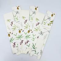 Boîte d'emballage personnalisée pour diffuseur de parfum avec fenêtre transparente et logo en feuille d'or, boîte cadeau en carton pliable de luxe