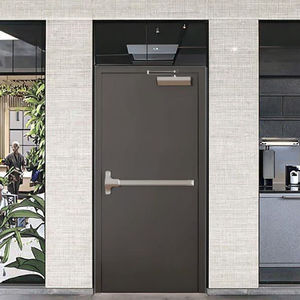 Puertas Cortafuego de Acero Galvanizado de Alta Resistencia, Puertas Cortafuego de <span class=keywords><strong>Dos</strong></span> <span class=keywords><strong>Hojas</strong></span> con Diseño Moderno para Interiores de Talleres - Product Image 4