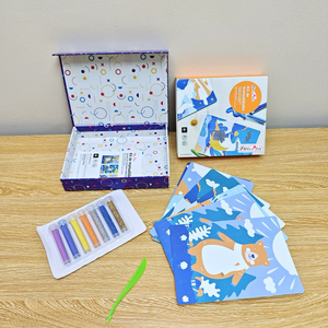 Kit d'art de <span class=keywords><strong>peinture</strong></span> au <span class=keywords><strong>sable</strong></span> FashionMe DIY, comprend du <span class=keywords><strong>sable</strong></span> coloré et des paillettes pour une activité sensorielle sans désordre pour les enfants - Product Image 3