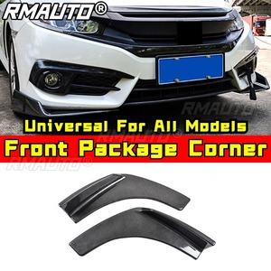 Car Front Package Corner Bumper Lip Splitter Diffuser Spoiler Bumper Guard Body <b>Kit</b> Universal For All <b>Models</b> Car Accessories - Product Image 1