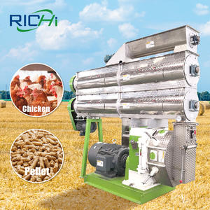 RICHI Machine à granuler personnalisée 5-7 t/h pour poulets de chair poulets de volaille - Product Image 1