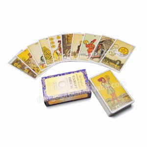 Cartas de <span class=keywords><strong>Tarot</strong></span> grandes doradas con libro con impresión personalizada en Demend - Product Image 3