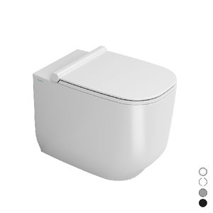 Inodoro Suspendido Alba Sin Borde, Blanco Mate, 56 cm de Largo, 36 cm de Ancho, 41 cm de Alto - Product Image 2