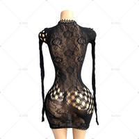 Vêtements de danse de performance en résille ELITES pour femmes, tenues de strip-teaseuse, vêtements de danse exotiques, tenues sexy de strip-teaseuse