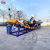 Équipement de terrain de jeux extérieur Liangzi Action, Nouvelle Brevetée Attraction de parc d'attractions à thème moto Disc O Ride 15KW pour parc familial
