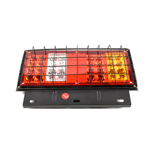 ไฟท้ายรถบรรทุก Qideguan 12V 24V LED โครงเหล็ก ฝาครอบตาข่าย ใช้ได้กับรถบรรทุกและรถตู้ ไฟท้ายอเนกประสงค์ - Product Image 2