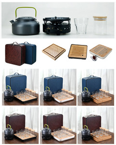 ชุดน้ำชาเซรามิกจีนสีขาวแบบพกพาสำหรับเดินทางและสำนักงาน ของขวัญธุรกิจ ของใช้ในบ้าน อุปกรณ์เสริมใหม่ - Product Image 3