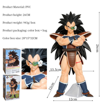 Offre Spéciale 26cm Anime Figure Dragon Balls Z Raditz Turles PVC Figurines Jouets Super Saiyan Collector Modèle Poupée DBZ Cadeaux