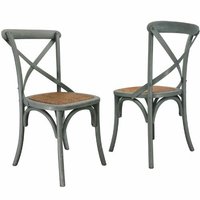 Dos croisé chêne brun dos croisé chaise bois moderne siège en bois dos croisé chaises hautes en métal pour bar Table cuisine utilisation hôtel