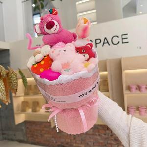 Bouquet de fleurs en peluche brodé, couette décorative pour petite amie, cadeau pour la Saint-Valentin et la Journée de la Femme - Product Image 5