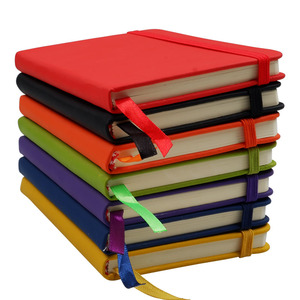 Promotion PU Leather <strong>Diary</strong> <strong>Notebook</strong> With Elastic Ribbons Pen Holder Custom <strong>Notebook</strong> Mix Colors Stock Hardback Journal <strong>Notebook</strong> - Product Image 2