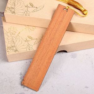 Marcapáginas de Madera de Redwood en Blanco, Estilo Chino, Recuerdo, Regalo, Logotipo Personalizado - Product Image 3