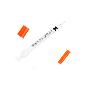 Jeringa Veterinaria de Grado Médico de 31 g, 1 ml, 50/100 Unidades, PP, <span class=keywords><strong>Aguja</strong></span> de Insulina Estéril de Seguridad de 6 mm y <span class=keywords><strong>Calibre</strong></span> <span class=keywords><strong>30</strong></span> para Uso Animal - Product Image 1