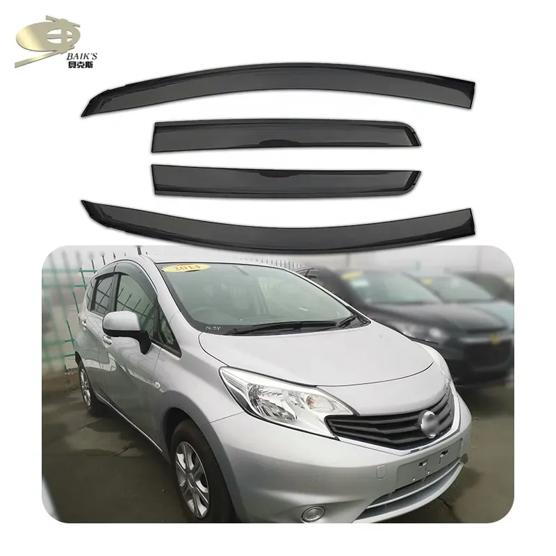 MOSUN 4X4 Tấm Chắn Mưa Ô Tô Các Phụ Kiện Ngoại Thất Khác Tấm Che Cửa Sổ Phun Cho NISSAN NOTE 2012 2015 2016