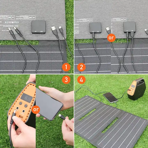 ETFE Lamination Mono Solar Panels for Sale <strong>10</strong>-60W 5V 6v 12V Custom Foldable USB DC Solar Panel Charger for Power Bank Station - Product Image 4