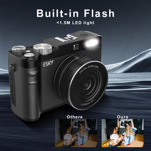 Appareil photo numérique rétro 4K pour la photographie Autofocus 64MP 18X Zoom numérique 2.8 ''180 ° Flip Screen Vlogging Video Compact Cameras - Product Image 4